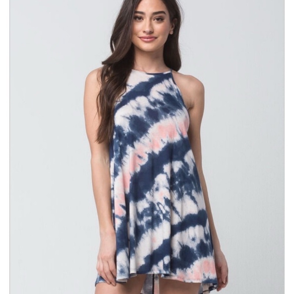 Billabong Sing Along Tye Dye Dress Small